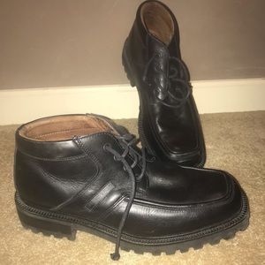 KENNETH COLE Reaction men’s black leather boots